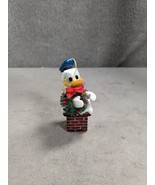 DISNEY DONALD DUCK CHRISTMAS ORNAMENT HOLIDAY CHIMNEY WREATH KURT S. ADL... - $13.58