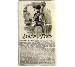 Syrup Of Figs Digestive Medicine 1894 Advertisement Victorian Laxative 1... - £15.46 GBP