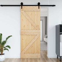 Door NARVIK 85x210 cm Solid Wood Pine - £90.23 GBP