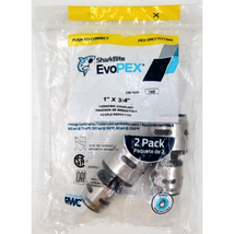 SharkBite EvoPEX 2-Pack 1-in x 3/4-in Push to Connect Reducing Coupling K060Z2 - £7.98 GBP