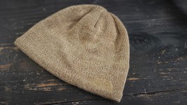 The North Face Jim Recycled Brown Tan Khaki Beanie Hat One Size - $26.18