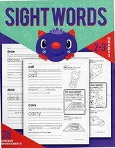 Sight Words Educational Workbook Reproducible - Teacher Approved - Grade... - $5.99