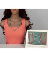 1984 Sarah Coventry Bamboo Turquoise Necklace, Collector&#39;s Piece with Pr... - $75.76 CAD