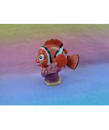 Disney Pixar Finding Nemo Clown Fish Nemo on Pink Sea Anemones PVC Figure - £2.33 GBP