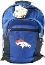 DENVER BRONCOS The Warning Style Backpack measures 17 x 13 x 7 inches - $18.76
