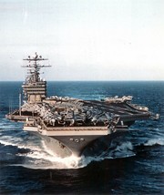 USS George Washington CVN-73 aircraft carrier in Atlantic Ocean Photo Print - £6.90 GBP