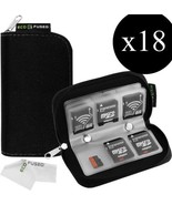 New LOT Of 18 ECO-FUSED Memory Card STORAGE CASES w/ Cleaning Cloths SD ... - £49.69 GBP