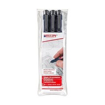 edding 1800 Profipen Pack of 3 Nib - Black  - £20.28 GBP