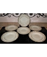 6pc Mikasa Ivory China RICHELIEU 8-1/2&quot; Rimed Soup/Salad Bowls M2002 Japan - $1,002.27 MXN
