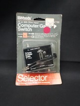 NEW OLD STOCK Woods COMPUTER TV VCR GAME Selector Switch No. 1053  - $13.99