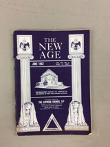 RARE Masonic Magazine THE NEW AGE Supreme Council 33 Degree June 1962 - $380.53 MXN