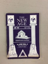 RARE Masonic Magazine THE NEW AGE Supreme Council 33 Degree June 1962 - £15.61 GBP