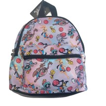 Bioworld Space Jam A New Legacy MINI Backpack Pink Multi-Color 11&quot; x 9&quot; - £20.81 GBP