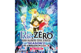 DVD Anime Re: Life In A Different World From Zero Season 2 (1-25 End)English Dub - £21.94 GBP