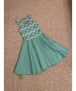 Anitex Women’s Teal Lace Accent Sleeveless Skater Dress - $360.12 MXN