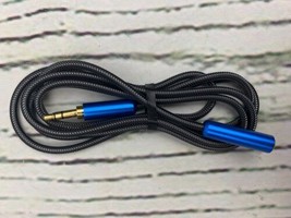 Headphone Extension Cable 4ft Aux Extension Cable 3.5mm Extension Blue - £11.39 GBP