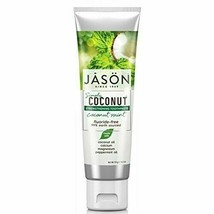 Jason Simply Coconut Strengthening Toothpaste Coconut, Mint, 4.2 Ounce - £13.23 GBP