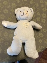 Kids Preferred Blue Teddy Bear Plush Stuffed Animal Asthma Allergy Satin lovey - £15.47 GBP