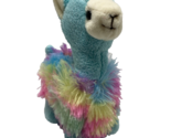 Unbranded Rainbow Llama Stuffed Animal  6.5 inches high Plush  - £4.80 GBP