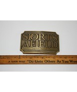 Vintage Sports Afield, America&#39;s Original Outdoor Magazine Belt Buckle, ... - £11.67 GBP