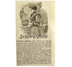 Syrup Of Figs Digestive Medicine 1894 Advertisement Victorian Laxative 4... - $369.57 MXN