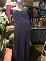 ALFRED ANGELO Vintage Fabulous Lavender Beaded Dress Size 10 - £23.74 GBP