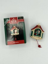 Hallmark Keepsake 1992 Christmas Ornament HELLO HO HO Santa Features Movement - £6.12 GBP