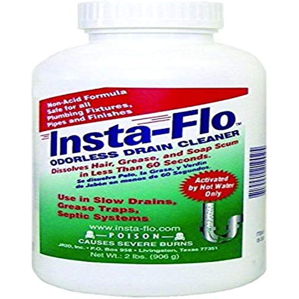 THRIFT MARKETING IS-200 2LB Insta Drain Cleaner, 1 - $33.78