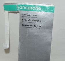 Hansgrohe Showerarm 04186003 Chrome 9 Inches Long 1/2 Inch Connection image 2