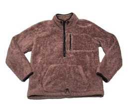 Victoria Secret  PINK  1/4 Zip  Pullover Small Plush Fleece GREAT CONDIT... - $18.32