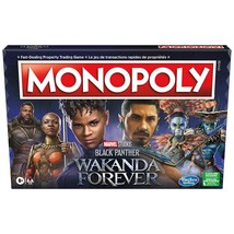 MONOPOLY: Marvel Studios&#39; Black Panther: Wakanda Forever Edition Board Game for  - £21.32 GBP