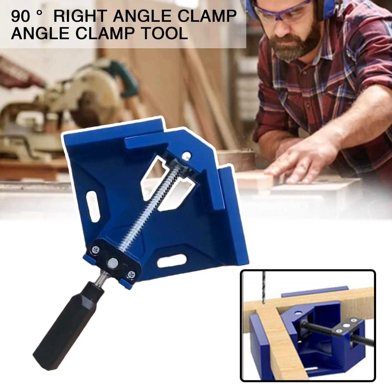 Adjustable 90 Degree Right Angle Corner Clamp Tools Welding Clamp Carpentry Pres - £244.18 GBP
