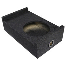 QPOWER Single 10&quot; Universal Down-fire or Behind the Seat Empty Enclosure - £40.99 GBP
