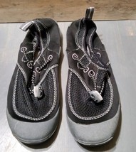 Cudas Black Flat Slip On Water Shoe Mens Size 9 Ocean Pool Beach - $460.17 MXN
