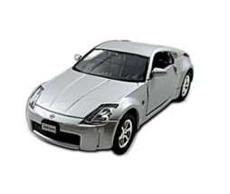 Nissan Fairlady Z Silver Welly 1/38 Modelo De Coleccionista De Coches En... - £25.45 GBP