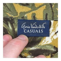 Gloria Vanderbilt ‘Casuals’ Multicolor Short Sleeve Camp Shirt Women’s S... - $21.28