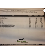 2014 Arctic Cat Snowmobile Wiring Diagram Diagrams Manual P/N 2259-965 OEM - $421.91 MXN