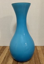 DEPT 56 LARGE AQUA Blue Sky Blue Vase, 10&quot; tall, #56.95217 - £14.13 GBP