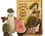 How Do Dinosaurs Say Goodnight? Hardcover Book with Plush Dinosaur Chara... - $49.99