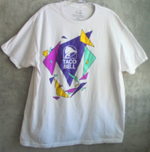 Taco Bell Mens Size XL T Shirt 80’s Retro Logo White Cotton Ripple Junction - $11.05