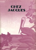 Chez Jacques Restaurant Francais Menu Frenchtown St Thomas US Virgin Islands - £33.21 GBP