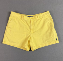 Ralph Lauren Sport Shorts Womens 29x4 Yellow Chino Cotton Pony Shorts Ta... - £11.64 GBP