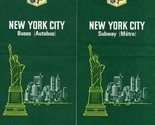 Michelin New York City Buses and Subway Maps 1950&#39;s - $99.03