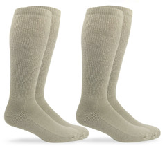 Jefferies Socks Mens Military Cushion Wool Combat Tall Boot Crew Socks 2 Pack - £10.37 GBP