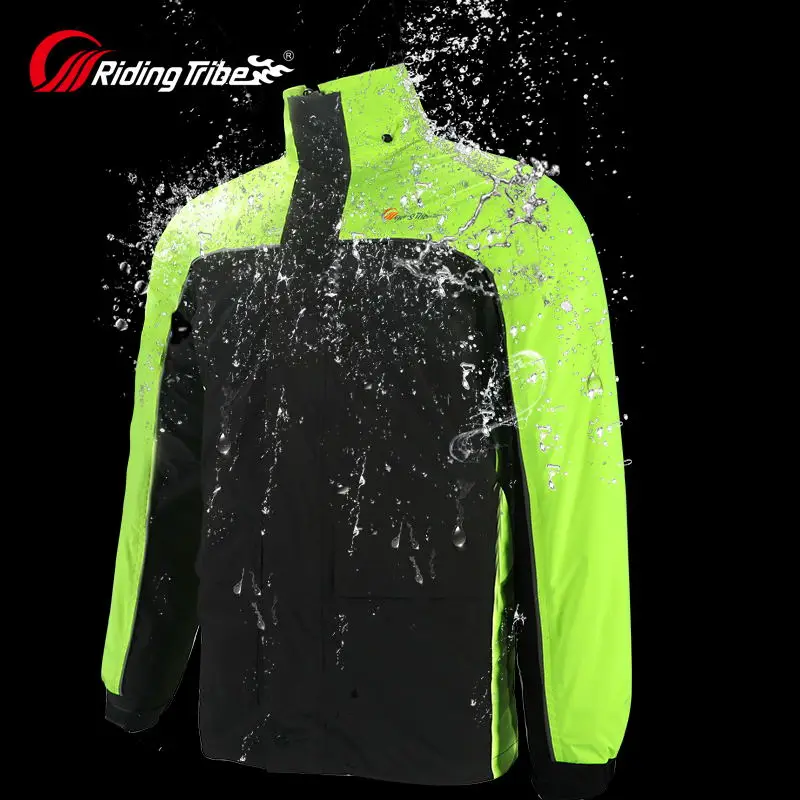 Raincoat Suit Motorcycle Riding Reflective Waterproof Outdoor Hiking Fishing - £59.17 GBP