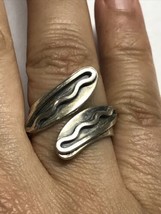 Vintage Taxco 925 Modernist Bypass Ring - £40.06 GBP