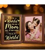 Mom Gifts 5x7 Picture Frame Night Light Table Lamp Warm Words - $260.20 MXN