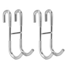 Shower Door Hooks (2-Pack), Towel Hooks For Bathroom Frameless Glass Shower Door - £19.10 GBP