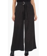 CeCe Wide Leg Belted Crepe Pants in Rich Black at Nordstrom, Size 24W. $... - £35.02 GBP