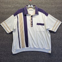 VTG Classics by Palmland Multicolor Banded Waist Polo Shirt Estimated Large - £20.72 GBP